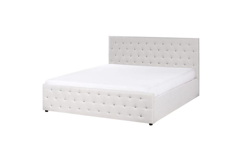 Säng med förvaring Amiens - Beige, 180x200 cm - Möbler - Säng - Sängram & sängstomme