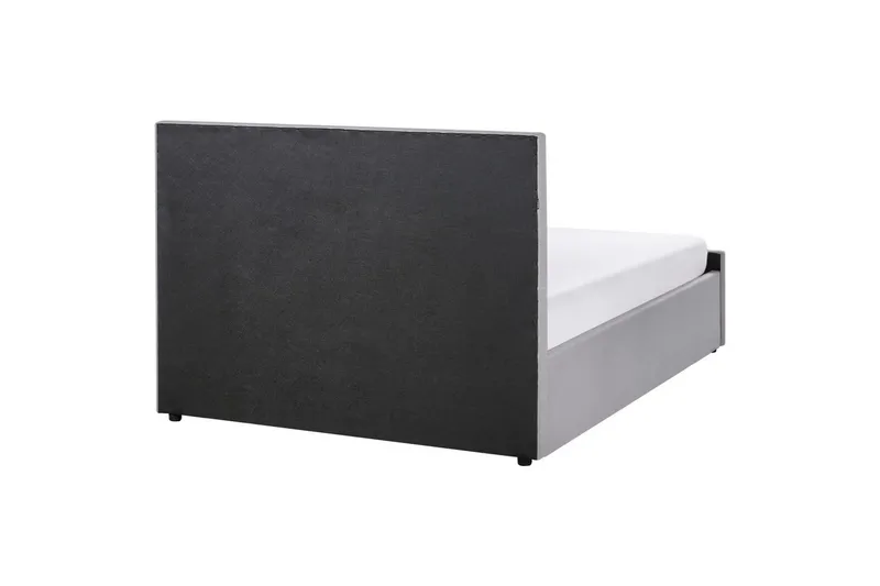Säng med förvaring Amiens - Grå, 140x200 cm - Möbler - Säng - Sängram & sängstomme