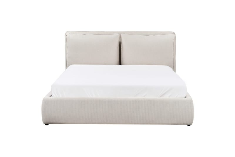 Säng med förvaring Bajonna - Beige, 160x200 cm - Möbler - Säng - Sängram & sängstomme