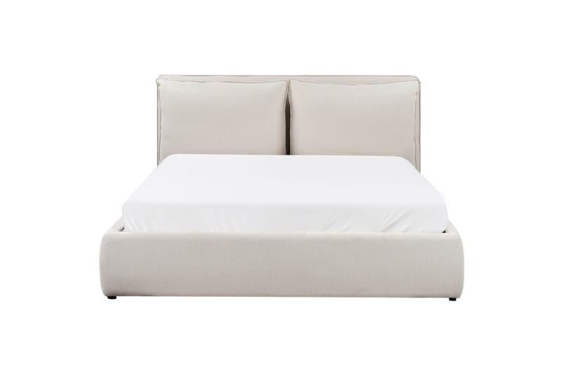 Säng med förvaring Bajonna - Beige, 160x200 cm - Möbler - Säng - Sängram & sängstomme