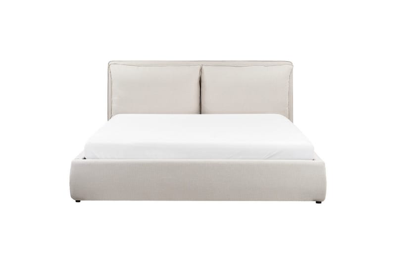 Säng med förvaring Bajonna - Beige, 180x200 cm - Möbler - Säng - Sängram & sängstomme