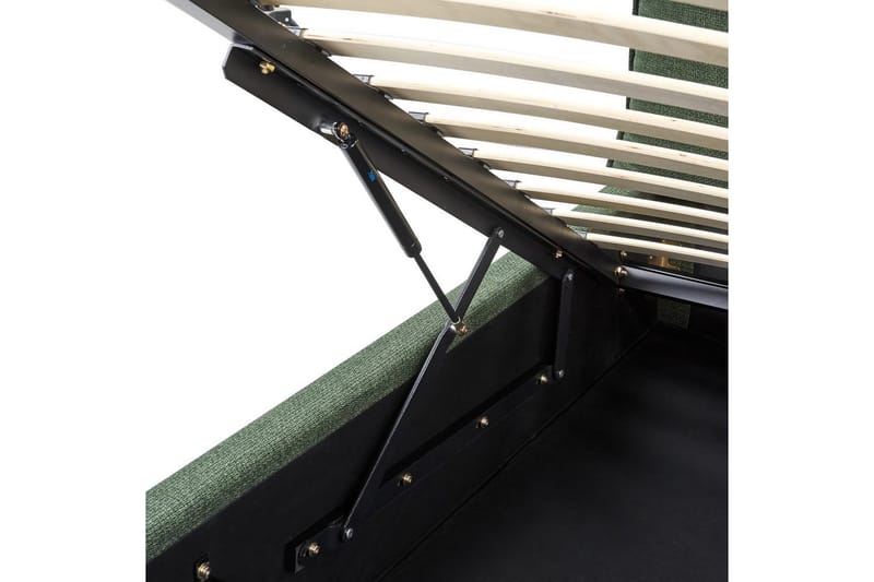 Säng med förvaring Bajonna - Grön, 180x200 cm - Möbler - Säng - Sängram & sängstomme