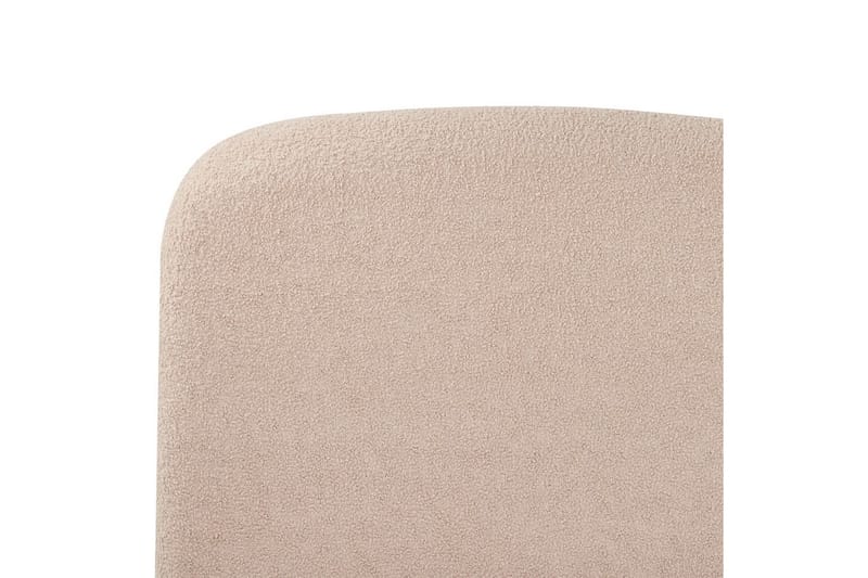 Säng med förvaring Blagnac - Beige/Bouclé, 160x200 cm - Möbler - Säng - Sängram & sängstomme