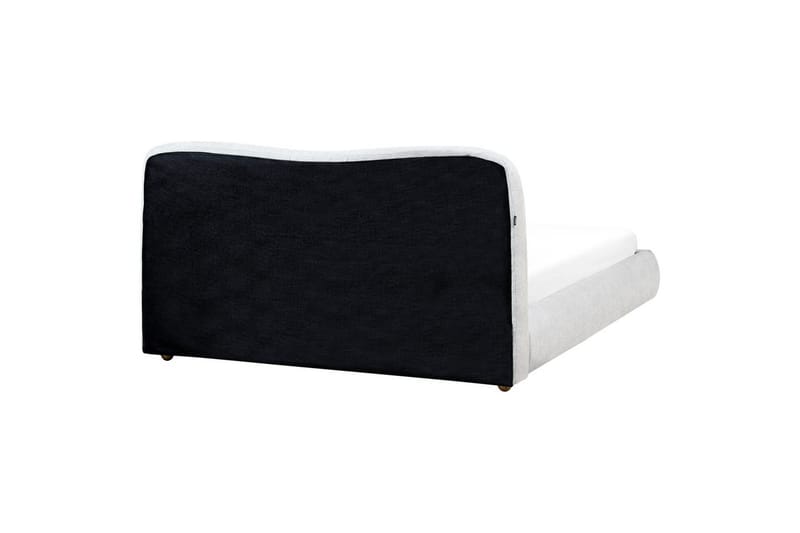Säng med förvaring Blagnac - Grå/Polyester, 160x200 cm - Möbler - Säng - Sängram & sängstomme
