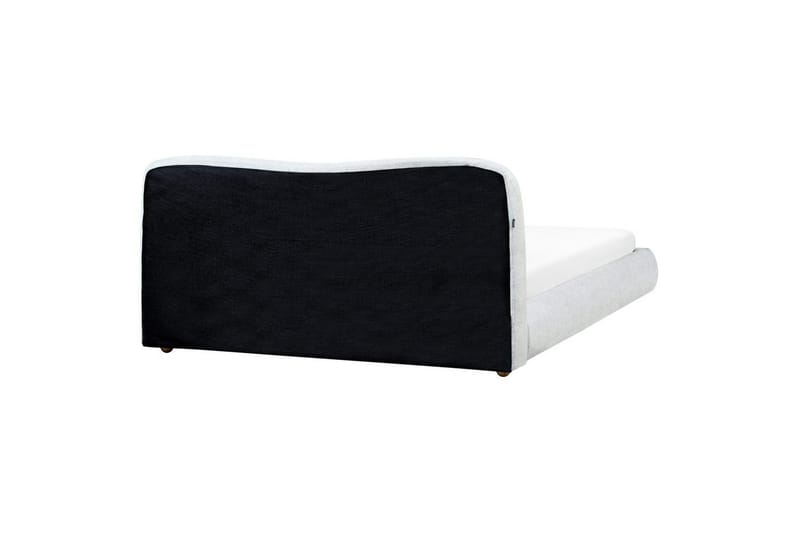 Säng med förvaring Blagnac - Grå/Polyester, 180x200 cm - Möbler - Säng - Sängram & sängstomme