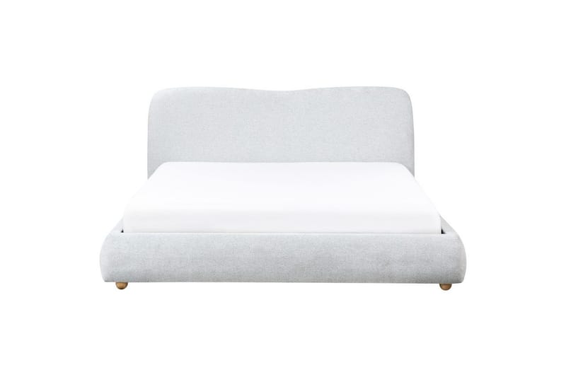 Säng med förvaring Blagnac - Grå/Polyester, 180x200 cm - Möbler - Säng - Sängram & sängstomme