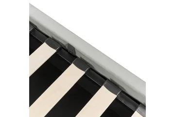 Säng med förvaring Bousse - Grå/Sammet, 160x200 cm - Möbler - Säng - Sängram & sängstomme