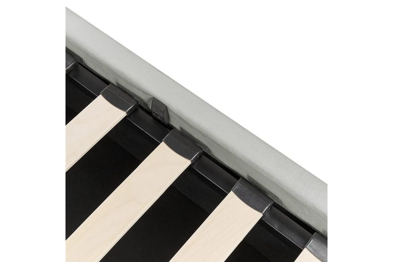 Säng med förvaring Bousse - Ljusgrå/Sammet, 180x200 cm - Möbler - Säng - Sängram & sängstomme