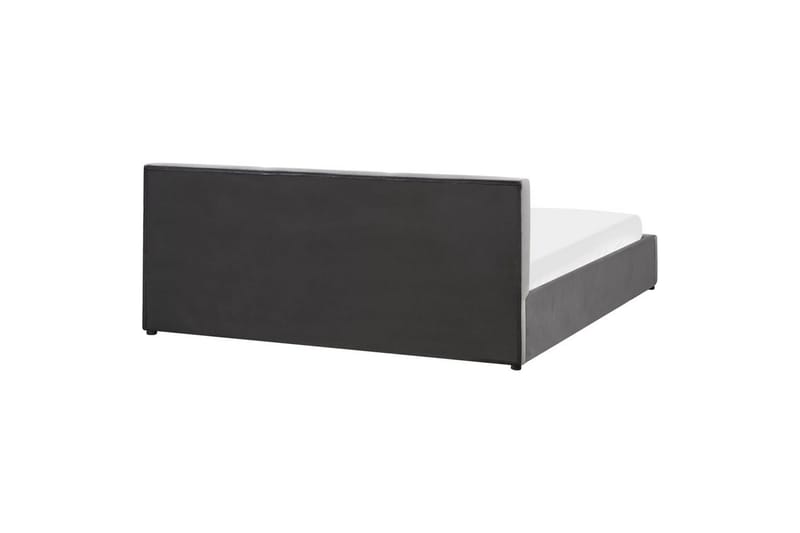 Säng med förvaring Bousse - Mörkgrå/Sammet, 180x200 cm - Möbler - Säng - Sängram & sängstomme