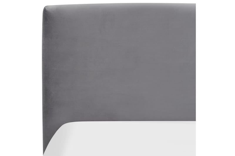 Säng med förvaring Bousse - Mörkgrå/Sammet, 180x200 cm - Möbler - Säng - Sängram & sängstomme