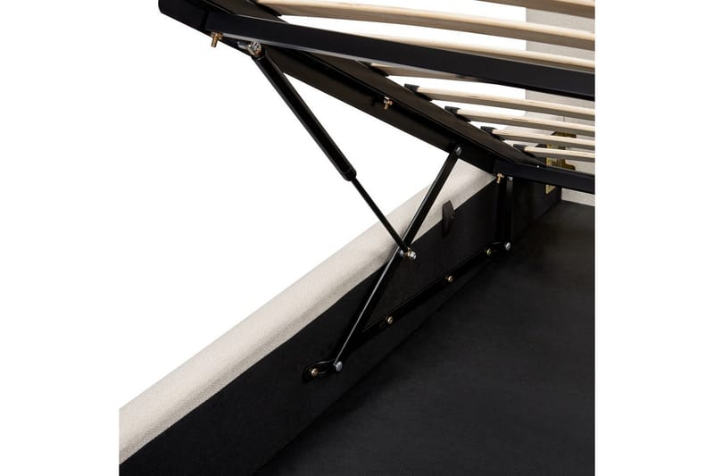 Säng med förvaring Campagne - Beige, 180x200 cm - Möbler - Säng - Sängram & sängstomme