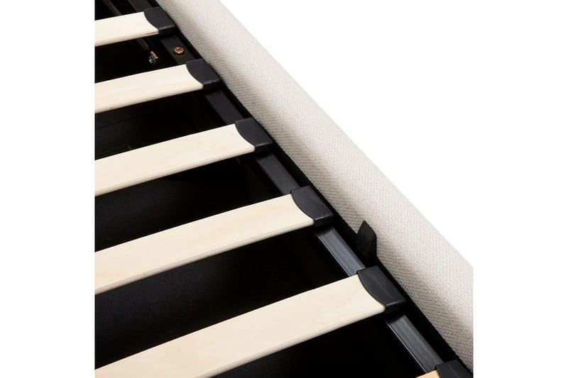 Säng med förvaring Campagne - Beige, 180x200 cm - Möbler - Säng - Sängram & sängstomme