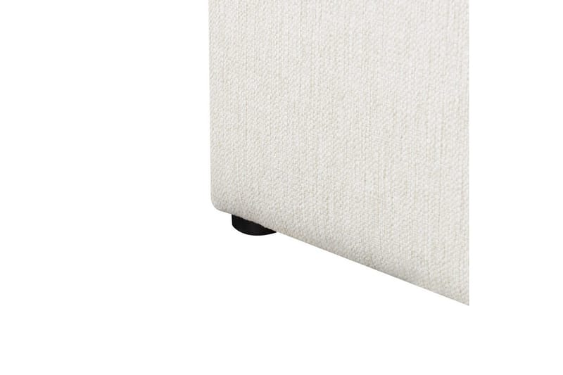 Säng med förvaring Castelnavet - Vit, Svart, 180x200 cm - Möbler - Säng - Sängram & sängstomme