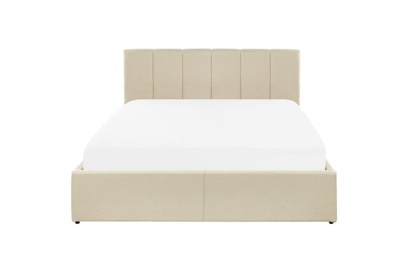 Säng med förvaring Dreux - Beige, svart, 140x200 cm - Möbler - Säng - Sängram & sängstomme