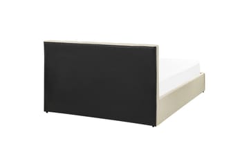 Säng med förvaring Dreux - Beige, svart, 140x200 cm - Möbler - Säng - Sängram & sängstomme