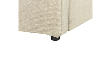 Säng med förvaring Dreux - Beige, svart, 160x200 cm - Möbler - Säng - Sängram & sängstomme