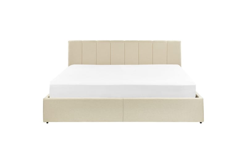 Säng med förvaring Dreux - Beige, svart, 180x200 cm - Möbler - Säng - Sängram & sängstomme