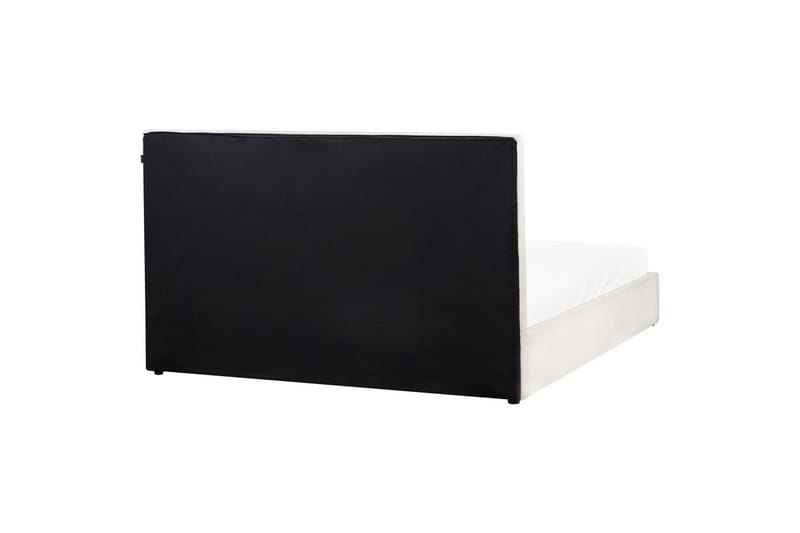 Säng med förvaring Lagord - Off-white, Svart, 180x200 cm - Möbler - Säng - Sängram & sängstomme