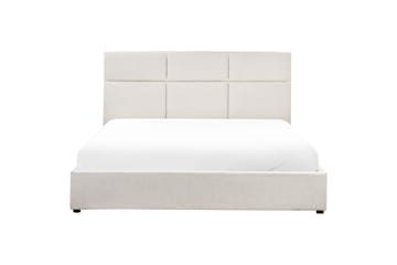 Säng med förvaring Lagord - Off-white, Svart, 180x200 cm - Möbler - Säng - Sängram & sängstomme