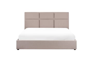 Säng med förvaring Lagord - Taupe, svart, 180x200 cm - Möbler - Säng - Sängram & sängstomme