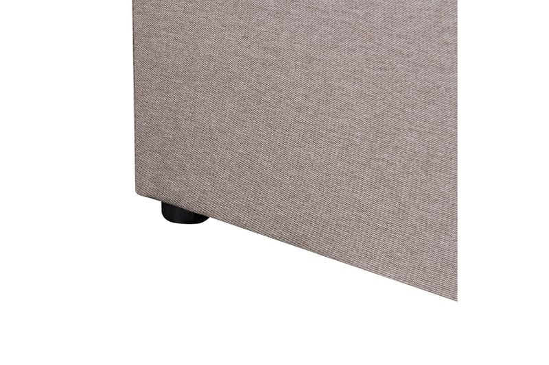Säng med förvaring Lagord - Taupe, svart, 180x200 cm - Möbler - Säng - Sängram & sängstomme