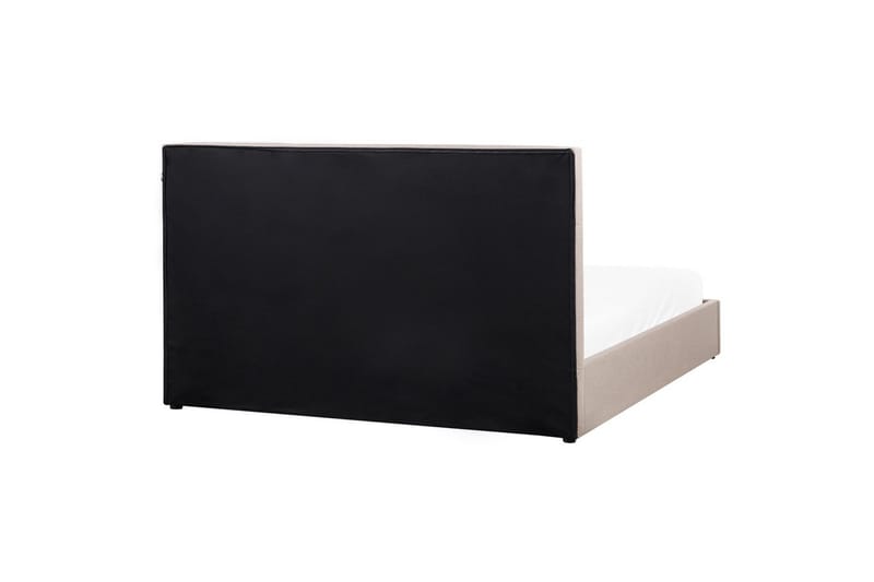 Säng med förvaring Lagord - Taupe, svart, 180x200 cm - Möbler - Säng - Sängram & sängstomme