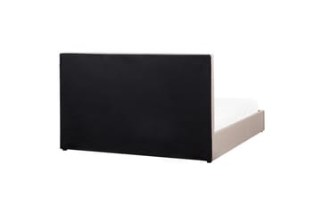 Säng med förvaring Lagord - Taupe, svart, 180x200 cm - Möbler - Säng - Sängram & sängstomme