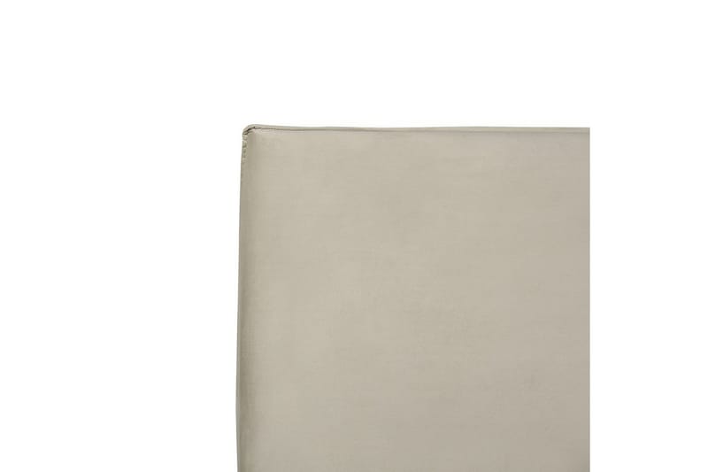 Säng med förvaring Lavaur - Taupe/Sammet, 180x200 cm - Möbler - Säng - Sängram & sängstomme