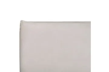 Säng med förvaring Lavaur - Vit/Sammet, 160x200 cm - Möbler - Säng - Sängram & sängstomme