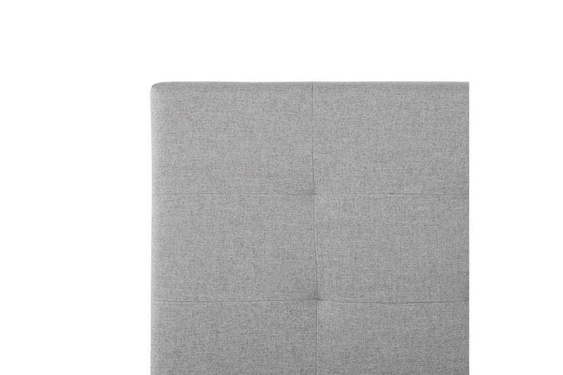 Säng med förvaring Lorient - Grå/Polyester, 180x200 cm - Möbler - Säng - Sängram & sängstomme