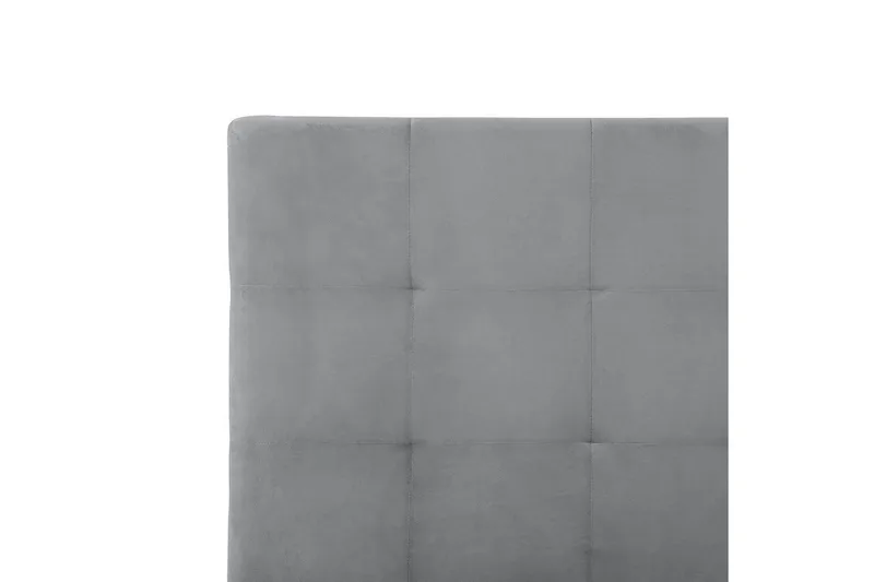 Säng med förvaring Lorient - Grå/Sammet, 160x200 cm - Möbler - Säng - Sängram & sängstomme