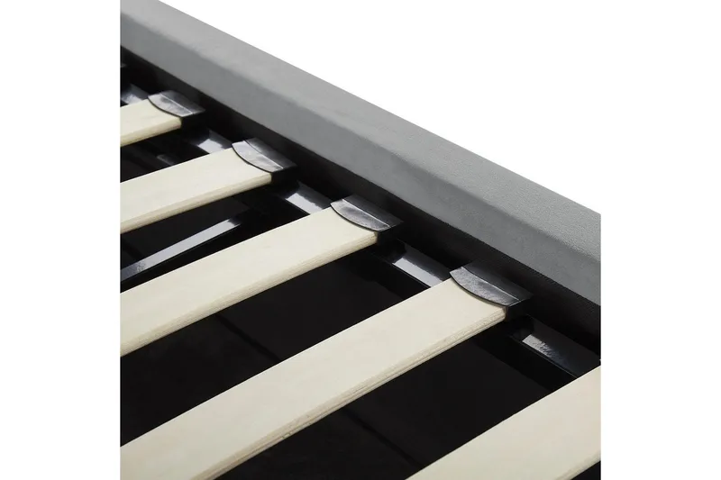 Säng med förvaring Lorient - Grå/Sammet, 180x200 cm - Möbler - Säng - Sängram & sängstomme