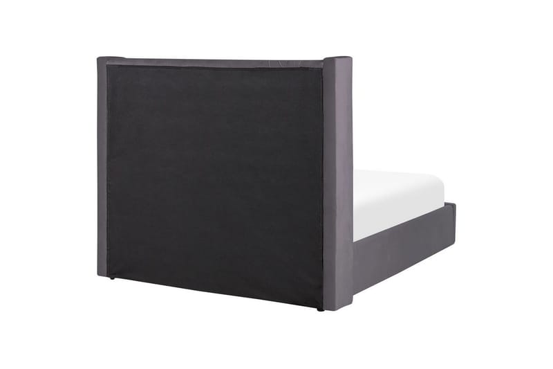 Säng med förvaring Lubbon - Grå, Silver, 140x200 cm - Möbler - Säng - Sängram & sängstomme