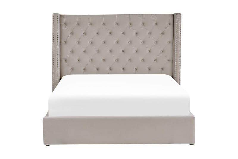 Säng med förvaring Lubbon - Silver, 180x200 cm - Möbler - Säng - Sängram & sängstomme