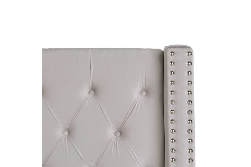 Säng med förvaring Lubbon - Silver, 180x200 cm - Möbler - Säng - Sängram & sängstomme