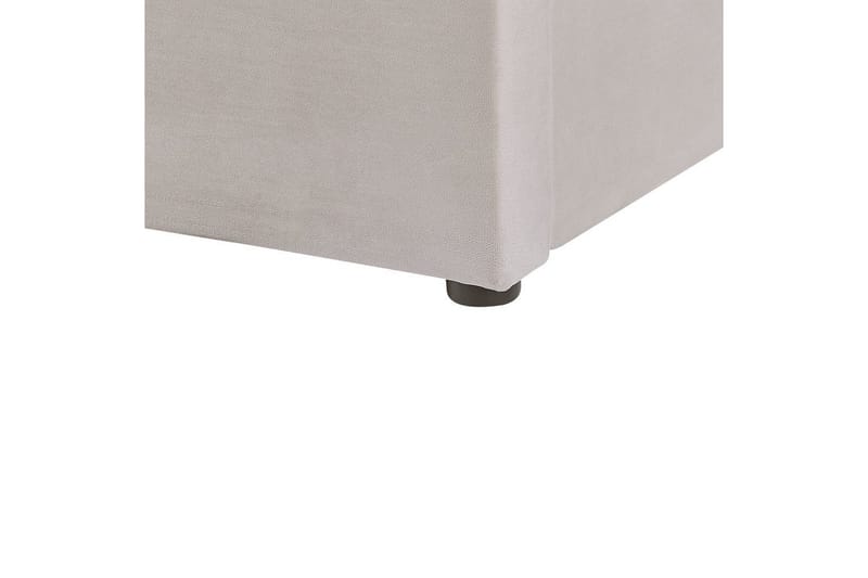 Säng med förvaring Lubbon - Silver, 180x200 cm - Möbler - Säng - Sängram & sängstomme