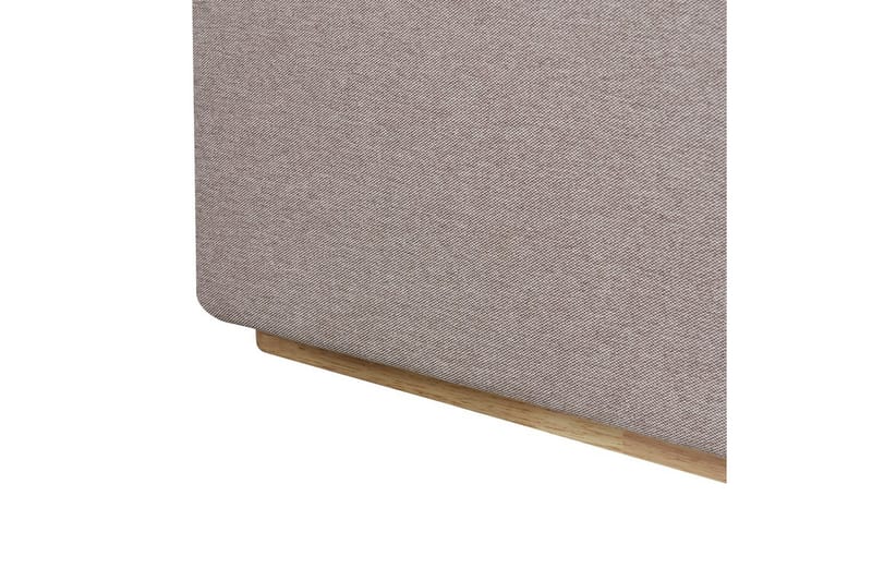 Säng med förvaring Monestier - Beige, 160x200 cm - Möbler - Säng - Sängram & sängstomme