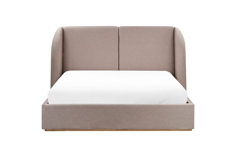 Säng med förvaring Monestier - Beige, 160x200 cm - Möbler - Säng - Sängram & sängstomme