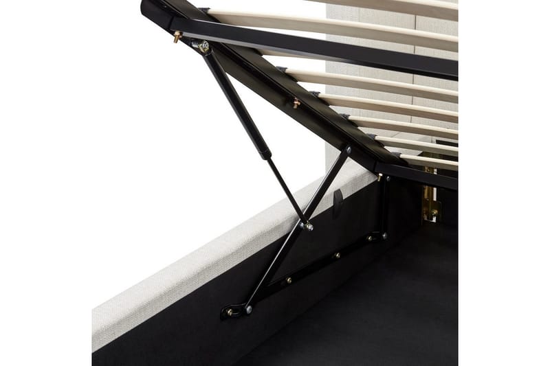 Säng med förvaring Monestier - Vit, 160x200 cm - Möbler - Säng - Sängram & sängstomme