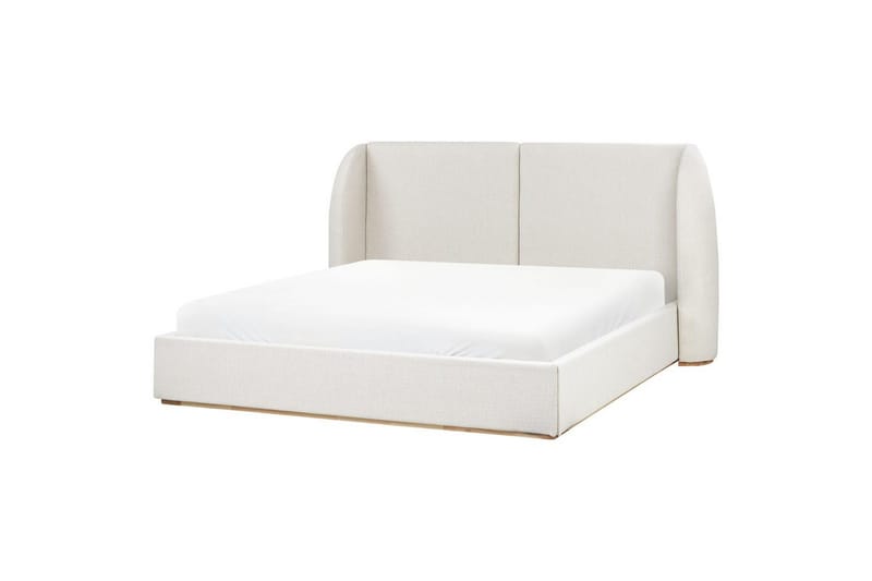 Säng med förvaring Monestier - Vit, 180x200 cm - Möbler - Säng - Sängram & sängstomme
