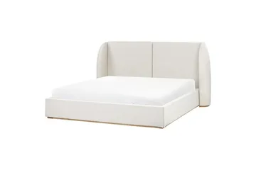 Säng med förvaring Monestier - Vit, 180x200 cm - Möbler - Säng - Sängram & sängstomme