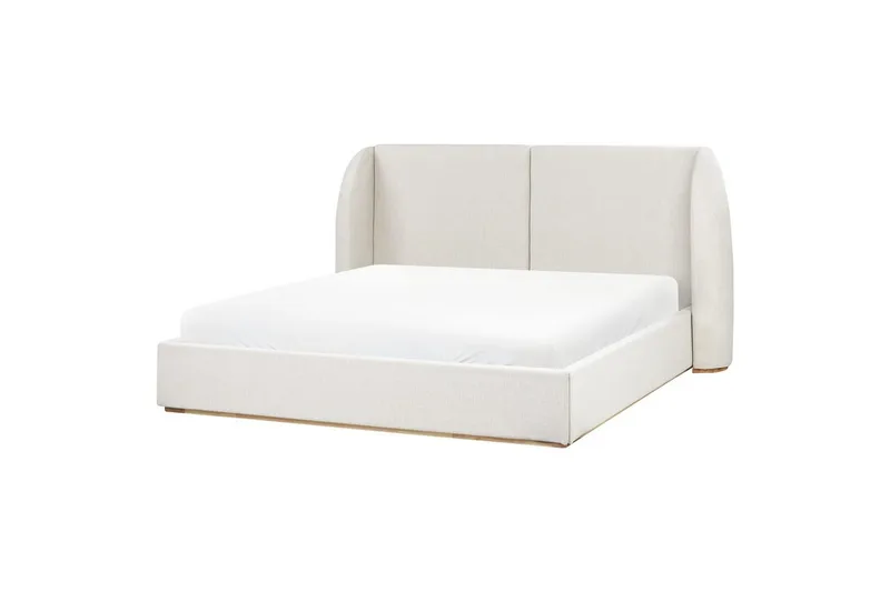 Säng med förvaring Monestier - Vit, 180x200 cm - Möbler - Säng - Sängram & sängstomme
