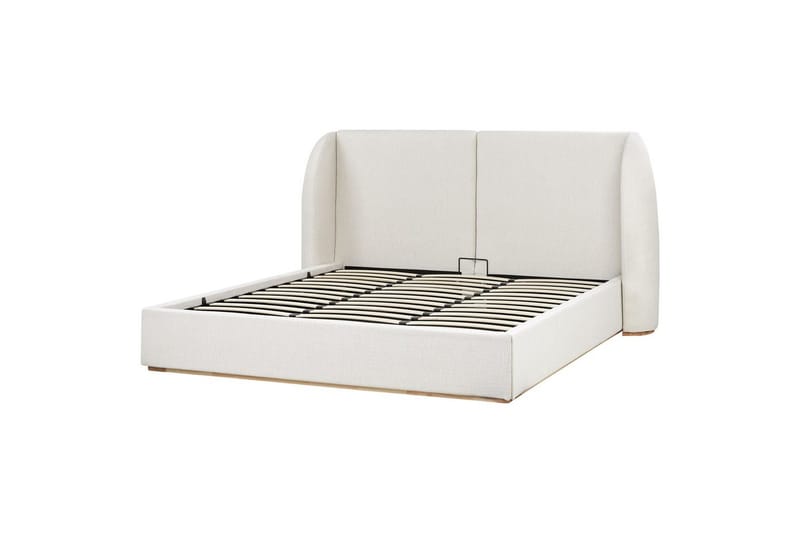 Säng med förvaring Monestier - Vit, 180x200 cm - Möbler - Säng - Sängram & sängstomme