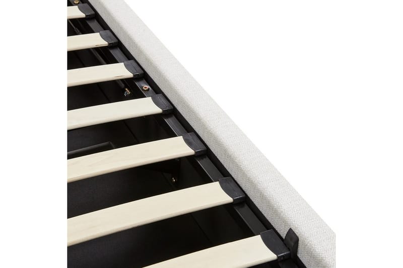 Säng med förvaring Monestier - Vit, 180x200 cm - Möbler - Säng - Sängram & sängstomme