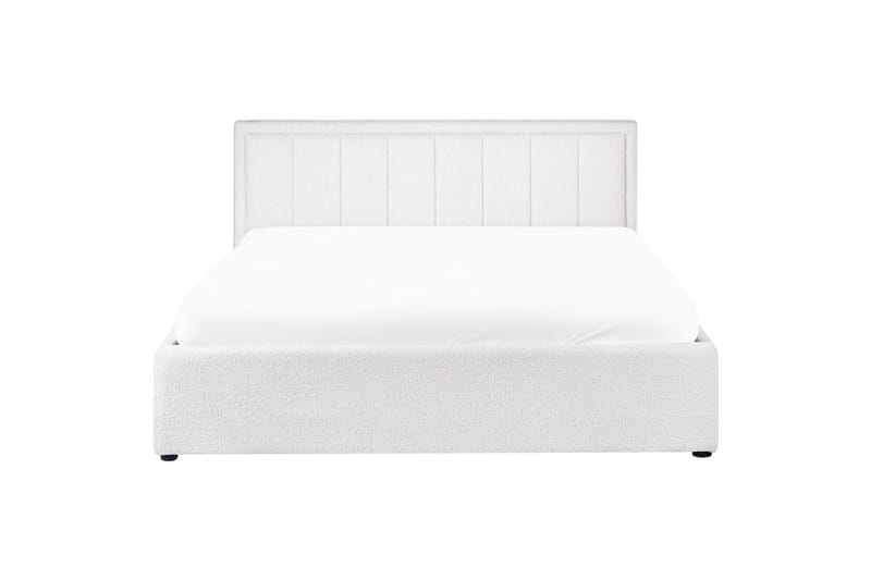 Säng med förvaring Montlaur Vit, 160x200 cm - Vit, 160x200 cm - Möbler - Säng - Sängram & sängstomme