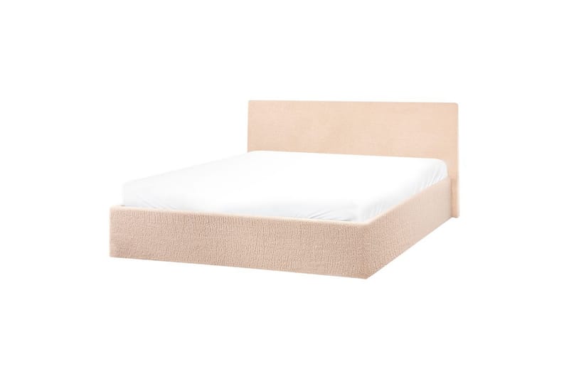 Säng med förvaring Orbey - Beige, 140x200 cm - Möbler - Säng - Sängram & sängstomme