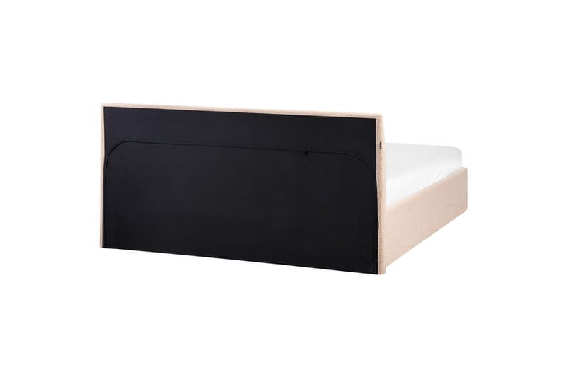 Säng med förvaring Orbey - Beige, 160x200 cm - Möbler - Säng - Sängram & sängstomme