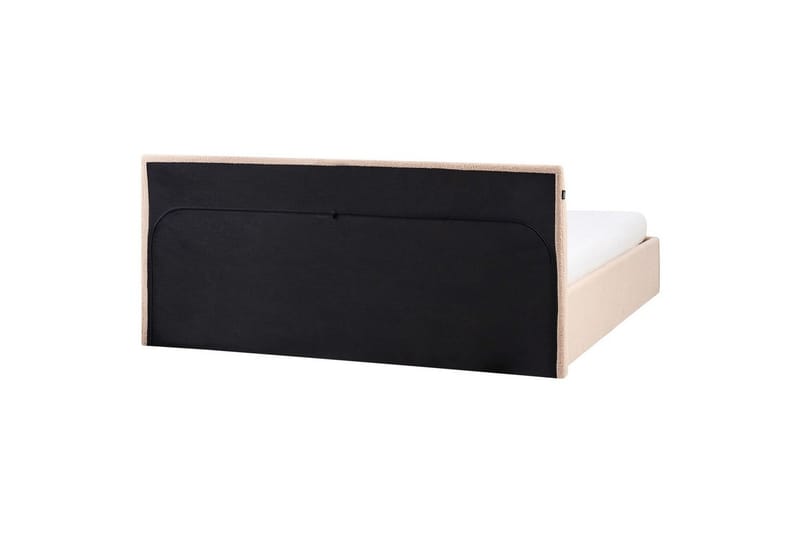 Säng med förvaring Orbey - Beige, 180x200 cm - Möbler - Säng - Sängram & sängstomme