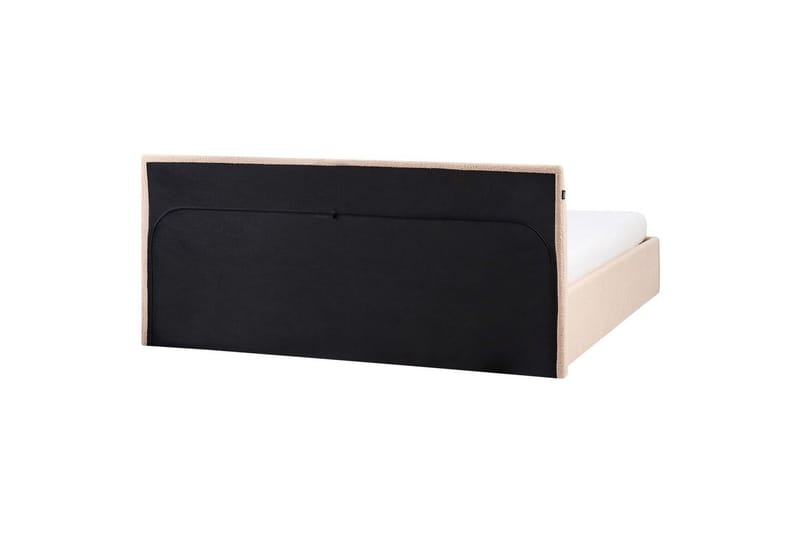 Säng med förvaring Orbey - Beige, 180x200 cm - Möbler - Säng - Sängram & sängstomme