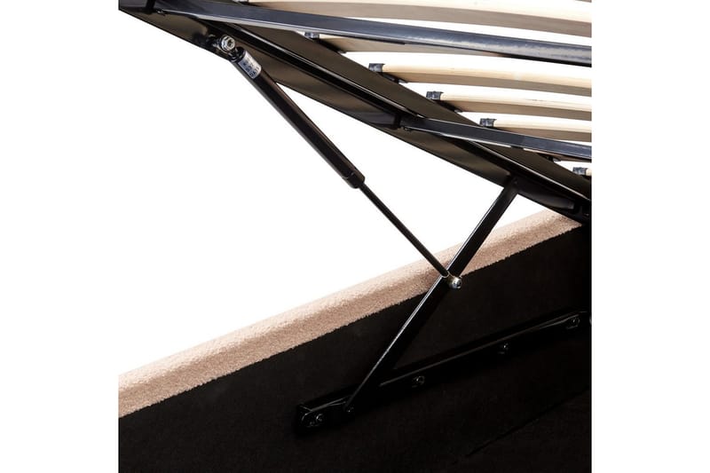 Säng med förvaring Orbey - Beige, 180x200 cm - Möbler - Säng - Sängram & sängstomme